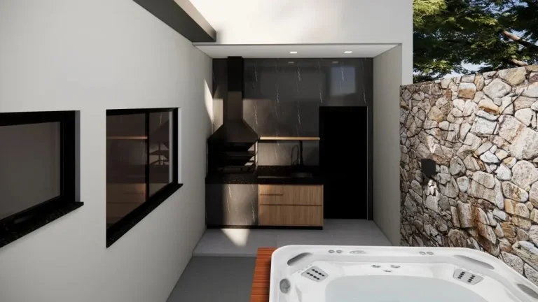 Imagem Imóvel de alto padrão em condomínio fechado na Colina Santa Mônica, Votorantim-SP: 3 quartos, suíte, 2 salas, garagem e 124,49m².