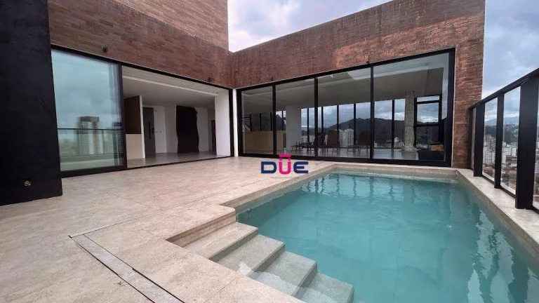 Imagem Cobertura com 4 dormitórios à venda, 320 m² por R$ 5.000.000,00 - José Menino - Santos/SP