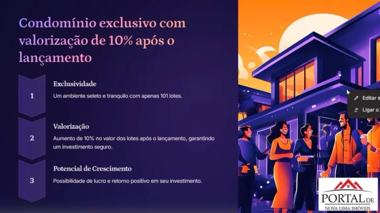 Imagem Apenas 2 lotes disponíveis para Venda - Condomínio Reserva do Ouro um lugar para Morar bem em Nova Lima