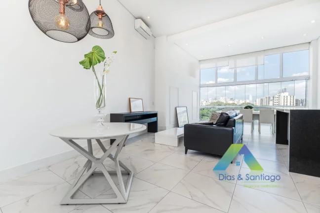Imagem Apartamento com 1 Quarto e 2 banheiros para Alugar, 85 m² no Brooklin!