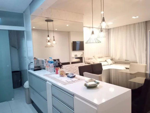 Imagem Apartamento no Trilogy 94m² 2 Dormitorios Sala Estendida Porteira Fechada