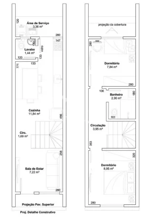 Imagem Geminado no Itaum com 57m²