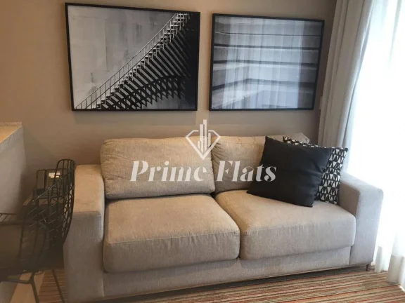 Imagem Flat disponível para locação no VHouse Faria Lima, com 46m², 1 dormitório e 1 vaga