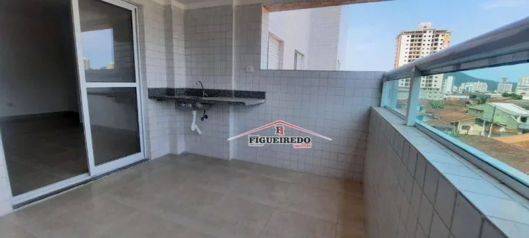 Imagem Apartamento à venda, 71 m² por R$ 390.000,00 - Vila Guilhermina - Praia Grande/SP