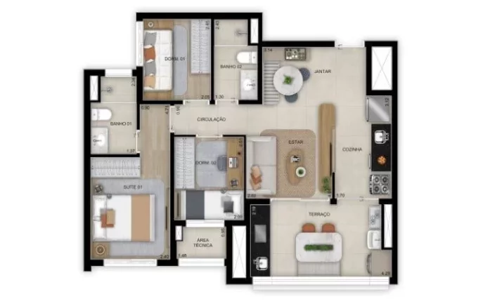 Imagem Grand Club Home Spaces Alto da Boa Vista - Residencial