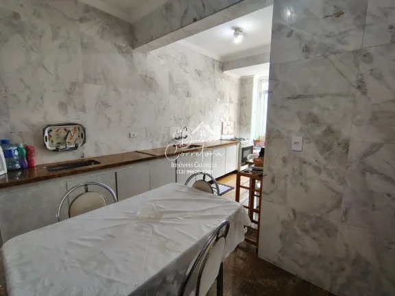 Imagem Apartamento frente mar, aceita parcelamento direto em Guarujá-SP, Pitangueiras: 3 quartos, 1 suíte, 2 salas, 2 banheiros, 2 vagas - 191m².