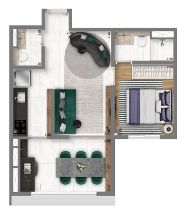Imagem Um empreendimento completo com toda segurança, conforto e lazer que você merece. Preço e disponib...