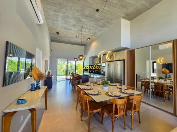 Imagem Excelente Casa no Condomínio BLUE Estilo contemporânea 4 suítes