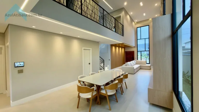 Imagem Casa Nova Semi Mobiliada 4 Suítes Condomínio Atibaia