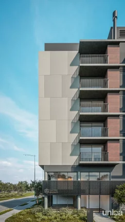 Apartamento 01 dormitório em construção perto da UFSM ed Vibe Urban Living