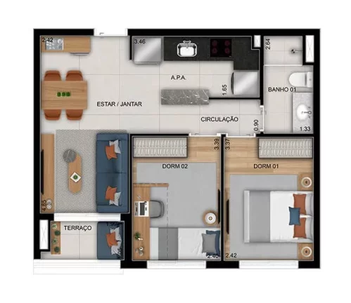 Imagem Parque Diálogo Padre Adelino Smart - Residencial