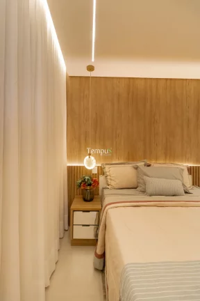 Imagem Residencial Vértice - Apartamento 3 Quartos 1 Suíte, Churrasqueira a Carvão na varanda