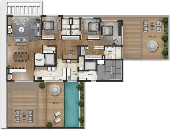 Imagem Alto Moinhos - Apartamento à venda no bairro Moinhos de Vento - Porto Alegre/RS