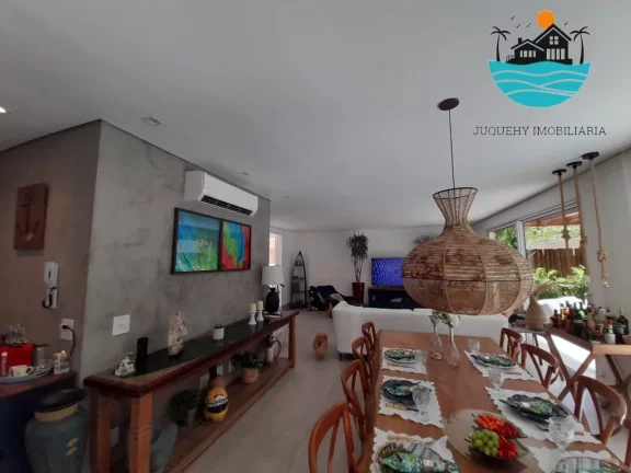 Imagem Casa em Condomínio, 30 metros da praia para Venda e Locação em Juquehy c/ 5 suítes, piscina pv - acomodação p/ 12 pessoas | Juquehy Imobiliária