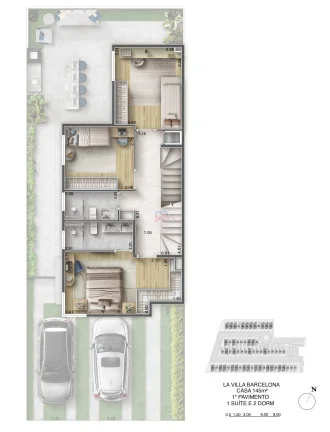 Imagem Casas à venda La Villa Barcelona área útil 145 a 178 m2 com 3 e 4 dormitórios - 2 e 3 vagas garagem