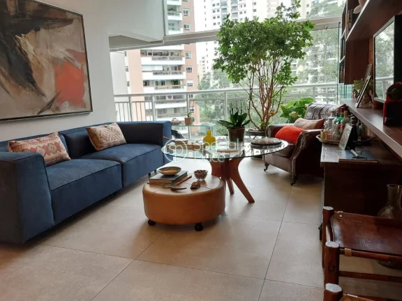 Imagem Ótimo apto à venda no Panamby ?Panamby - Área 164m² - Living com pé direito duplo para dois amb...