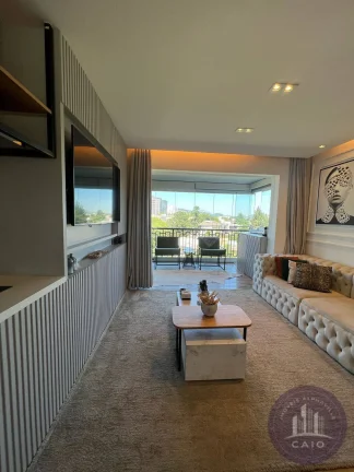 Imagem Oportunidade Aluguel Apartamento Mobiliado 79 m², 9.000/mês -Alphaville SP