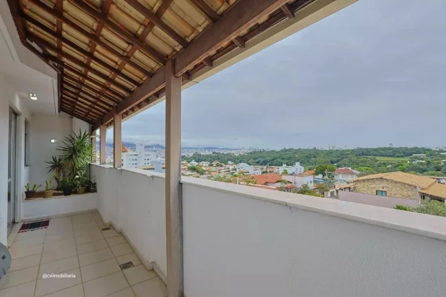 Imagem Espetacular Vista definitiva desta cobertura chama atenção, no coração do Bairro Santa Inês, co...