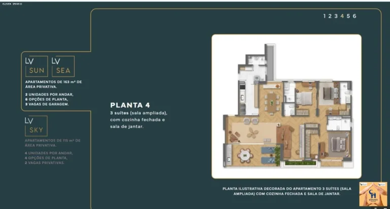 Imagem Apartamento para Venda em Salvador, Barra, 4 dormitórios, 4 suítes, 6 banheiros, 3 vagas