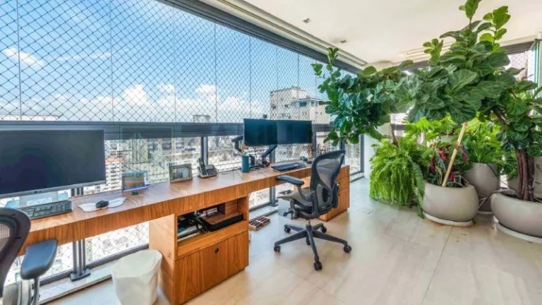 Imagem Impecável cobertura alto padrão com 4 quartos e 5 vagas no Jardim Paulista, São Paulo-SP