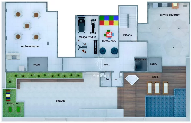 Imagem Apartamento com varanda / sacada a 200m da praia de Poço em Cabedelo - AP1622