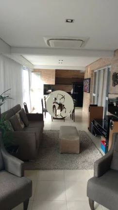 Lindo e moderno apartamento com varanda Gourmet a venda em Santos