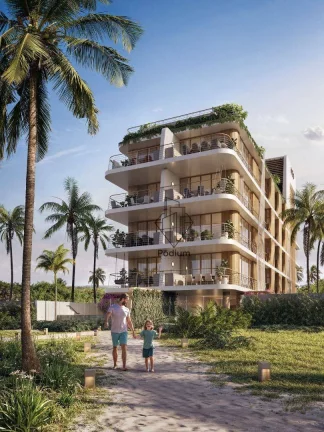 Imagem Apartamento térreo pé na areia com piscina privativa e acesso direto a praia no Poço / Cabedelo - AP2613