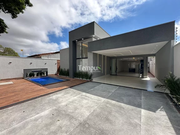 Imagem Casa Alto Padrão, 4 Suítes, piscina com cascata, 420 m², em Jardim Vila Boa, Goiânia/GO