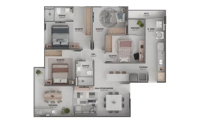 Imagem COBERTURA RESIDENCIAL em Vila Velha - ES, Praia da Costa