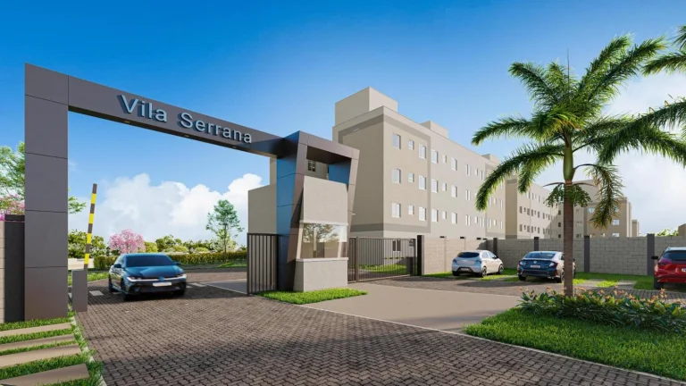 Imagem Apartamento com 2 quartos no condomínio Vila Serrana em Campinho da Serra II, Serra