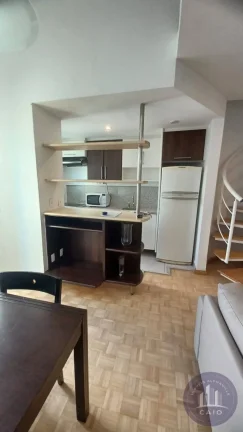 Imagem Apartamento duplex 64m², 1 dormitório para aluguel, R$ 3.500 -Alphaville/SP