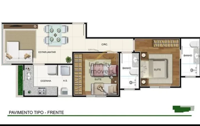 Imagem MAR DE ESPANHA 422 - Apartamento no Santo Antônio, Belo Horizonte/MG.