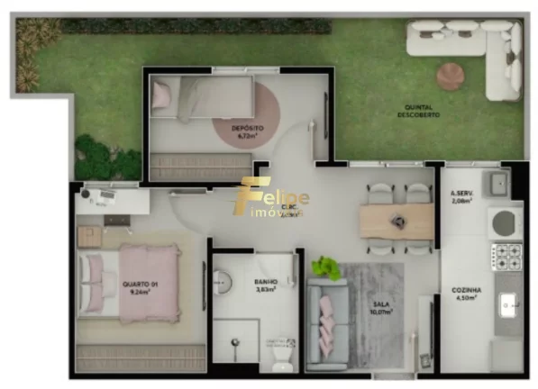 Imagem NOVO EMPREENDIMENTO IMOBILIÁRIO APARTAMENTO DE 02 QUATOS, SENDO 01 SUÍTE À VENDA EM PLANALTO DE CARAPINA, NA SERRA/ES!