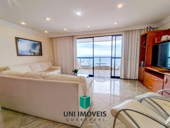 Imagem Apartamento à beira-mar em Guarapari, 4 quartos, 2 suítes, varanda ampla e 144m² de conforto
