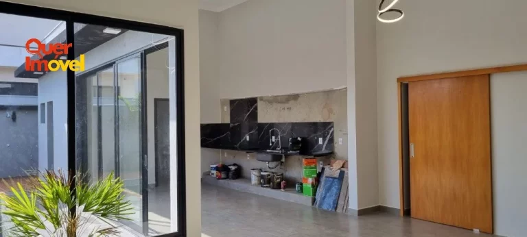 Imagem Casa de luxo em condomínio: 3 suítes, 4 vagas na cidade de Ribeirão Preto-SP, Jardim Valencia - 186m².