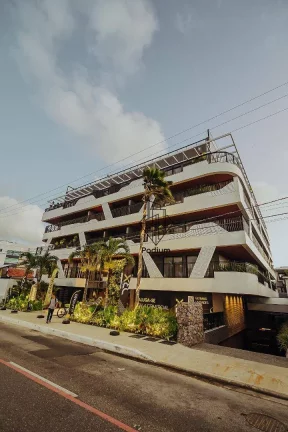 Imagem Flat Studio com varanda / sacada a beira mar no Bessa - FL0251
