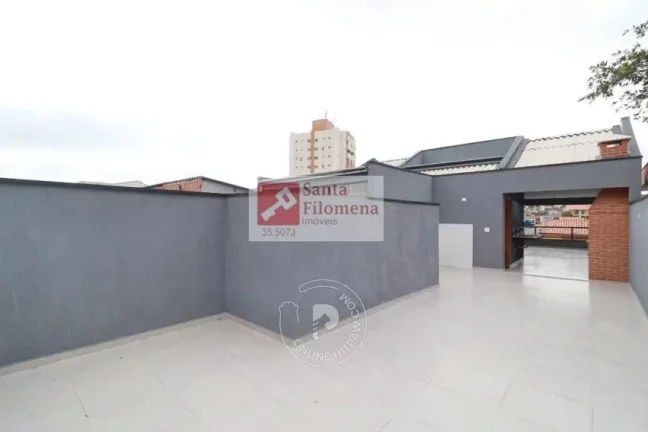 Imagem Sobrado para Venda em Santo André, Jardim Santo Antônio, 3 dormitórios, 1 suíte, 3 banheiros, 3 vagas