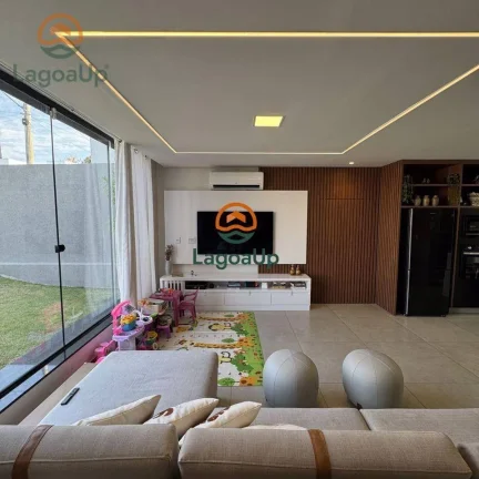 Imagem Casa com 3 dormitórios à venda, 217 m² por R$ 1.690.000,00 - Condomínio Solar Primavera - Lagoa Santa/MG