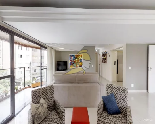 Imagem VILA MASCOTE 1 POR ANDAR APARTAMENTO 216,00 M 4 DORMITÓRIOS SENDO 2 SUÍTES SALA 3 AMBIENTES LAREIRA VARANDA COZINHA AMPLA 3 VAGAS DE GARAGEM