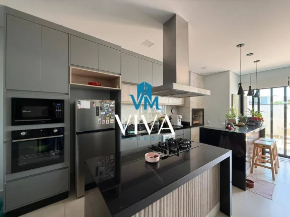 Casa, 3 suítes, 4 vagas, 193m²- R$1.750.000,00 Royal Garden - Paulínia/SP