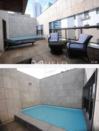 Imagem Cobertura disponível na Av. Boa viagem, Piscina privativa..