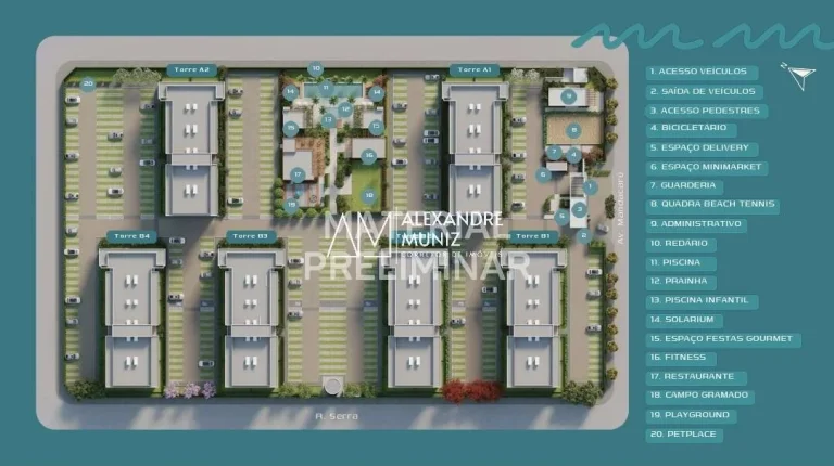 Imagem Maré Porto das Dunas, lançamento Marquise. Aquiraz-CE.