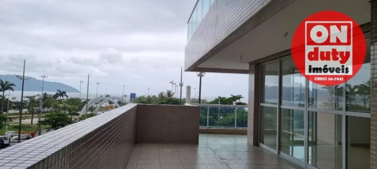 Imagem Apartamento Garden com 3 dormitórios à venda, 191 m² por R$ 2.284.480,00 - José Menino - Santos/SP