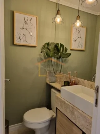Imagem Apartamento 3 dormitórios, sendo 3 suítes, rico em armários, sala ampla, lavabo, varanda gourmet ...