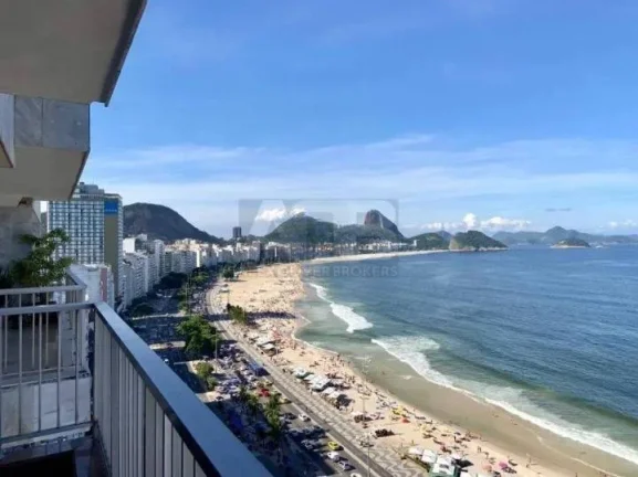 Imagem Av. Atlântica, Cobertura Duplex, 4Qtos, 328m2, 4 vagas, Copacabana.