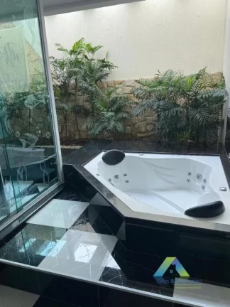 Imagem BAIRRO JARDIM SANTO ANDRE EXCELENTE SOBRADO DESIGNER MODERNO ALTO PADRÃO 3 SUITES, ESPAÇO GOURMET, 8 VAGAS OTIMO VALOR E LOCALIZAÇÃO !