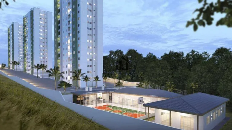 Imagem Apartamento com 2 dormitórios à venda, 49 m² por R$ 288.000,00 - Caguaçu - Sorocaba/SP