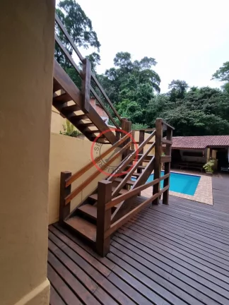 Imagem Casa ampla , estilo colonial ,com 5 suítes , piscina, sauna casa de caseiro , área gourmet , junto a natureza
