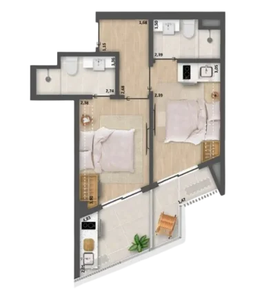 Imagem APARTAMENTO RESIDENCIAL em Rio de Janeiro - RJ, Copacabana