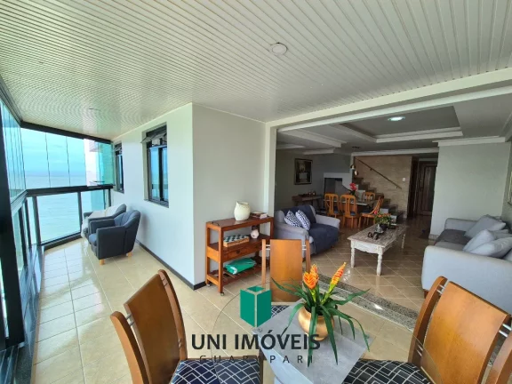 Imagem Maravilhosa Cobertura beira mar duplex com lazer privativo a venda na Praia do Morro Guarapari